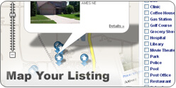 map listings